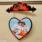 Hanging Heart Photo Frame For Couple